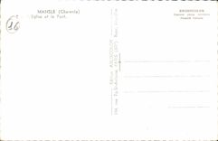 Mansle MODERN CARD the church and the bridge