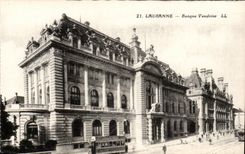 Switzerland - Schweiz - Lausanne - Bank Of Vaud - CPA