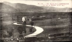 Route de la Cerdagne - Collar of the Pole - alt 1577 - CPA Train