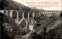 Fontpedrouse - Bridge Remains - Line of electric Railroad has Villefranche has Bourg Madam - CPA