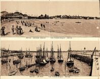Royan - grosses Tritonshorn - panoramische Ansicht - CPA