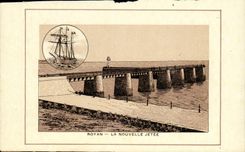 Royan - der neue Pier - Leuchtturm - Leuchtturm - CPA