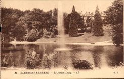Clermont Ferrand - the Lecoq Garden - CPA