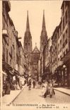 Clermont Ferrand - Street of the Fats and the Cathedral - CPA