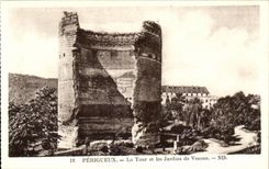 Perigueux - the Tower and Gardens of Vesone - CPA