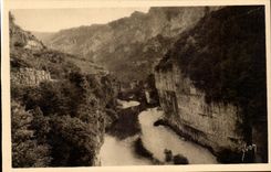 Falls of the Tarn - Entrance of the Straits - CPA