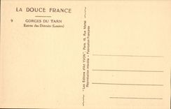 Falls of the Tarn - Entrance of the Straits - CPA