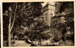 Falls of the Tarn - Castle of Caze - XV century seen of the Road - CPA