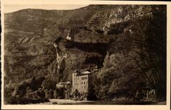 Falls of the Tarn - Castle of Caze - XV century Seen of the edges of the Tarn - CPA