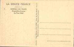 Falls of the Tarn - Pougnadoire - the Eiffel Tower - CPA