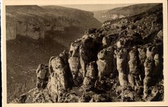 Falls of the Tarn - the gun of Jonte - CPA