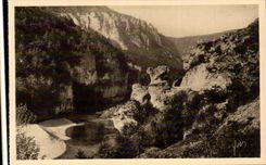 Falls of the Tarn - Rock of Mushroom - CPA