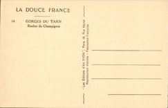 Falls of the Tarn - Rock of Mushroom - CPA