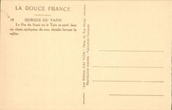 Falls of the Tarn - the step of the Concern or the Tarn is lost in a cyclopean chaos - CPA