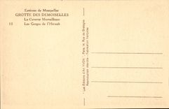 Montpellier - Environs - Grotte des Demoiselles - La Caverne Merveilleuse - Les Gorges de l'Herault - CPA 
