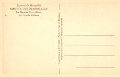 Montpellier - Environs - Grotte des Demoiselles - La Caverne Merveilleuse - La Grande Colonne - CPA 
