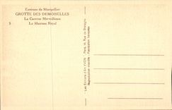Montpellier - Environs - Grotte des Demoiselles - La Caverne Merveilleuse - Le Manteau Royal - CPA 