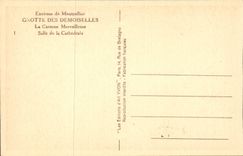 Montpellier - Environs - Grotte des Demoiselles - La Caverne Merveilleuse - Salle de la Cathedrale - CPA 