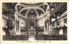 Cambo les Bains - Interior of the Church - CPA