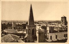 Arles - Panorama - ancient Theater - CPA