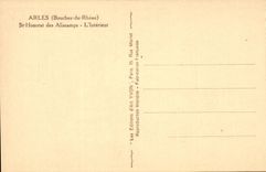 Arles - Str Honorat von Aliscamps - Innenraum - CPA