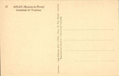 Arles - Kathedrale-Str Trophism - CPA