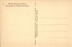 Arles - Ansicht des Innenraums der Arena - CPA