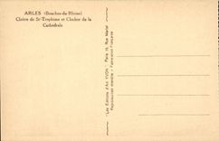 Arles - Kloster von Str Trophime und Cocher der Kathedrale - CPA