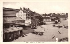 Dijon - Bahnstation - CPA