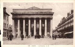 Dijon - das Theater - CPA