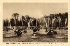 Versailles - Park of Versailles - the basin of the Dragon - one day of Large Water - CPA