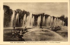 Versailles - Park of Versailles - the Basin of Nepune - Large Water - CPA