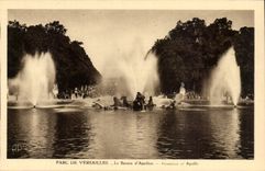 Versailles - Park of Versailles - the Basin of Apollo - CPA