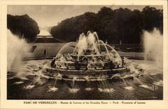 Versailles - Park of Versailles - the Basin of Latone - Large Water - CPA