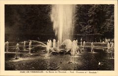 Versailles - Park of Versailles - the Basin of Encelade - Large Water - CPA