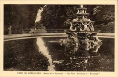 Versailles - Park of Versailles - the Basin of the Pyramid - CPA