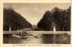 Versailles - Park of Versailles - the Basin of the Tank of Apollo - CPA