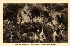 Versailles - Park of Versailles - Baths of Apollo - CPA