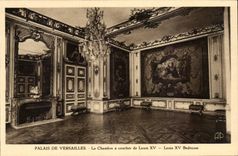 Versailles - Palate of Versailles - the room has Coucher of Louis XV - CPA