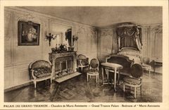 Versailles - Palate of Large Trianon - Room of Marie Antoinette - CPA
