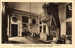 Versailles - Palate of Large Trianon - Room has Coucher of the Queen of England - CPA