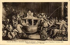 Versailles - Small Trianon - Museum of the Cars - Car of Marriage of Napoleon 1 - April 1810 - CPA