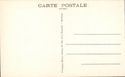 Ascain - the Place of the Church the Presbytery and the Rhone Pierre Loti was inspired Ramuncho CPA