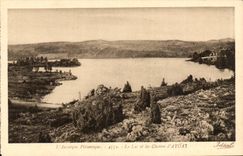 Aydat - the Lake and Pulpits - CPA