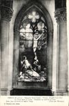 Dreux - Vault Saint Louis - Stained glass - Christ bit with the Cross - Madeleine with the foot of the Cross - CPA