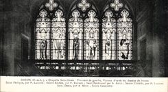 Dreux - Vault Holy Louis - Stained glass - Sainte Amelie - Saint Denis - Genevieve - CPA