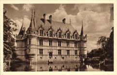 Azay the Curtain - castle CPA
