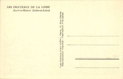 Azay the Curtain - castle CPA