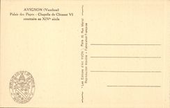 Gaumen Avignon-CPA der Papste Wolbung von mildem VI (14)