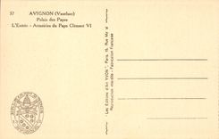 Gaumen Avignon-CPA der Armorial Lager der Papste Entering des Papstes mildes VI